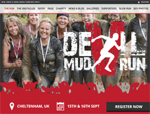 Tablet Screenshot of devilmudrun.com